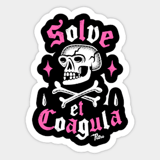 Solve Et Coagula Sticker